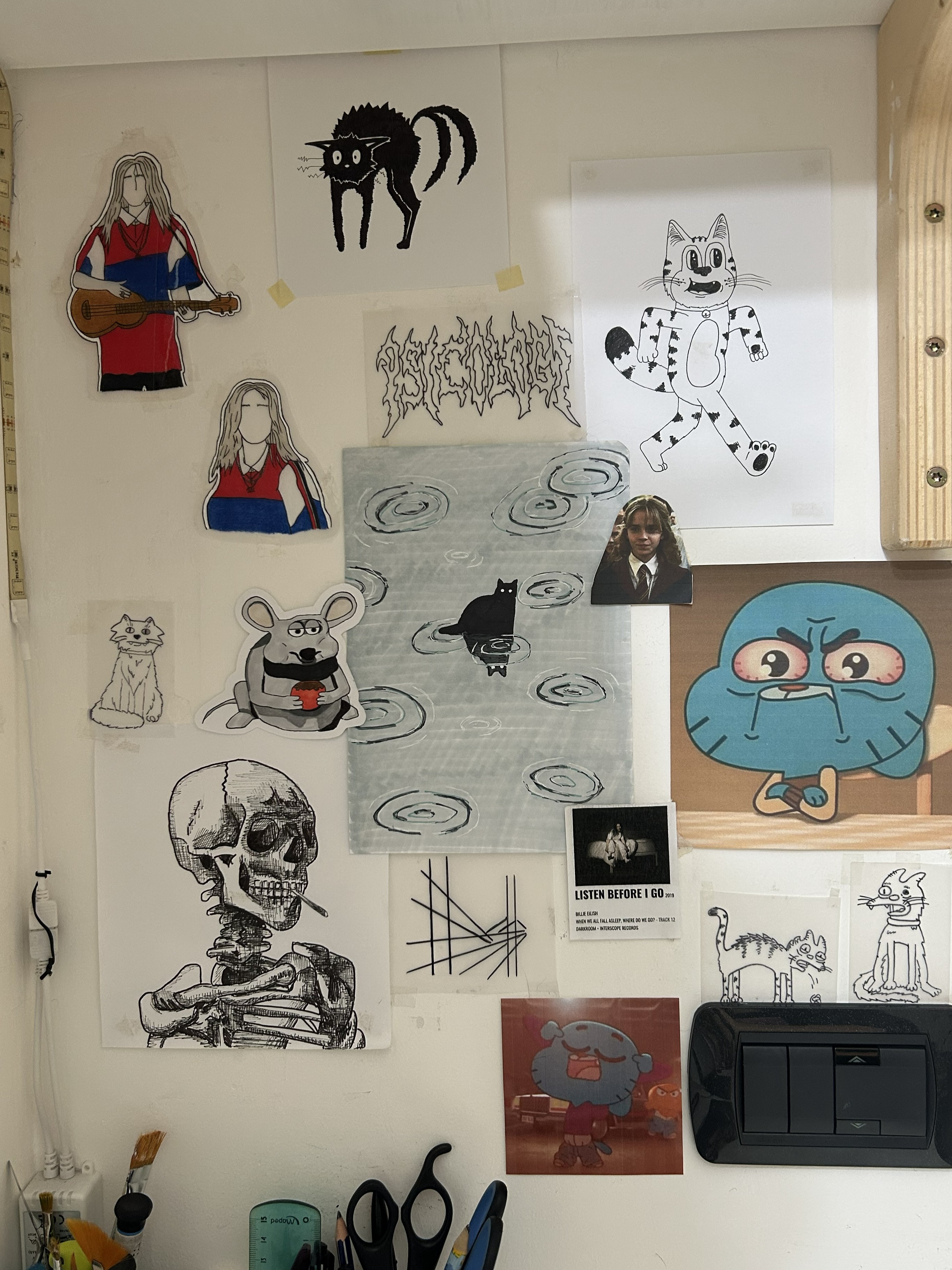 Drawing wall