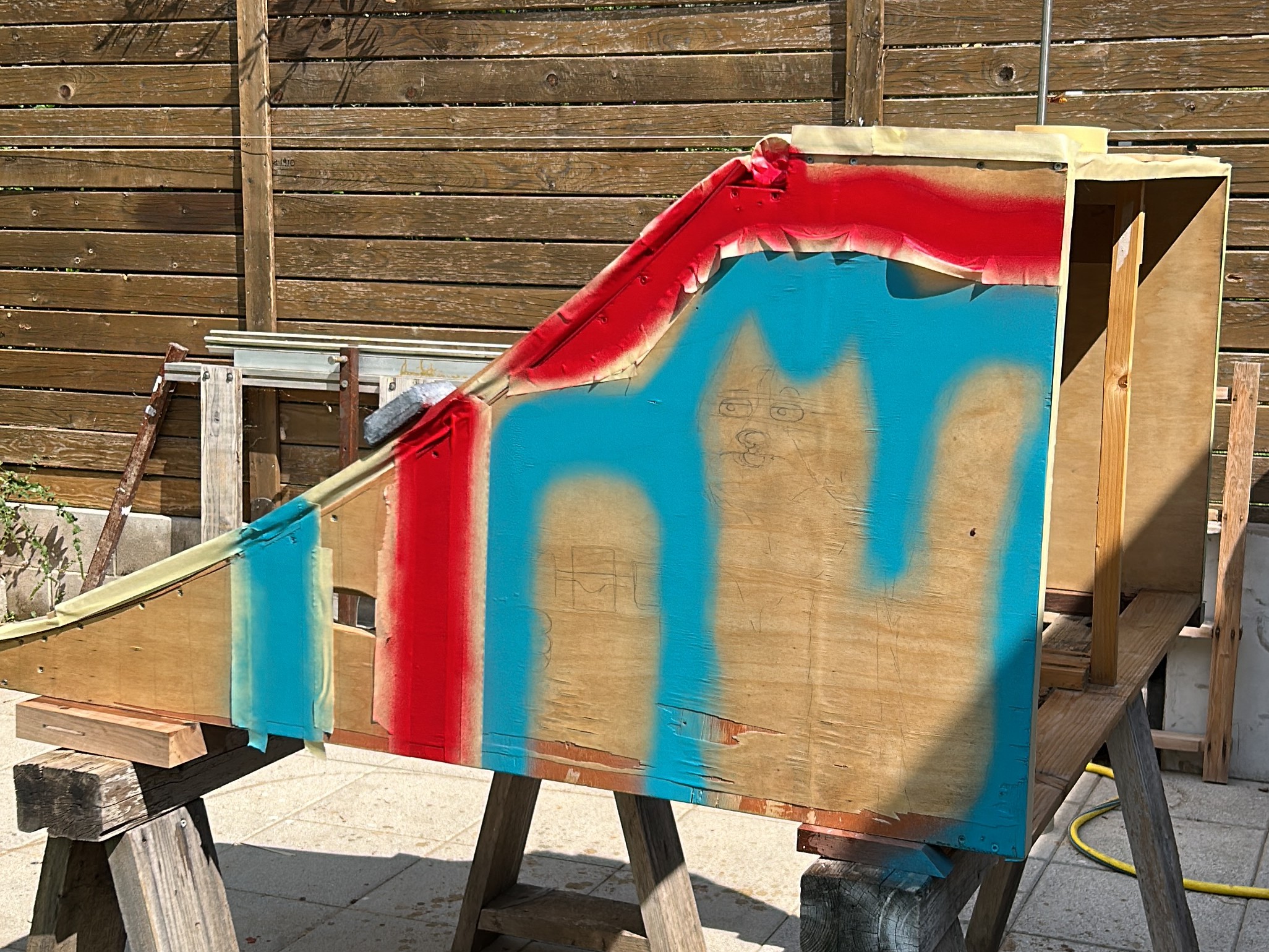 Ramp in use