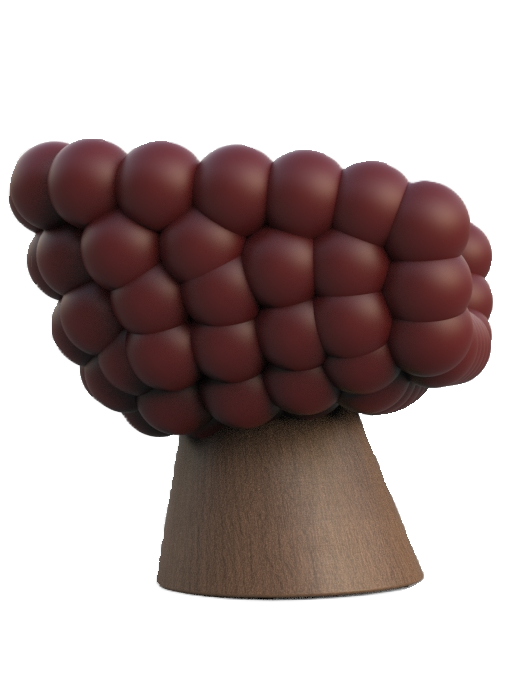 Side view of Pone armchair