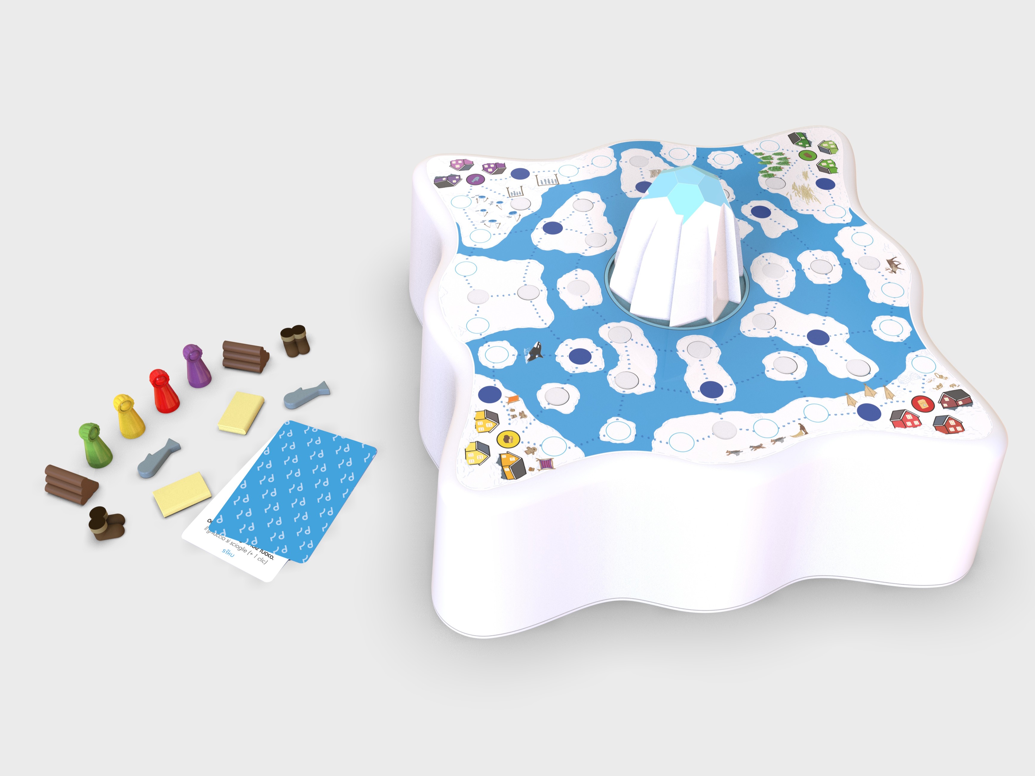 SIKU board game with cards