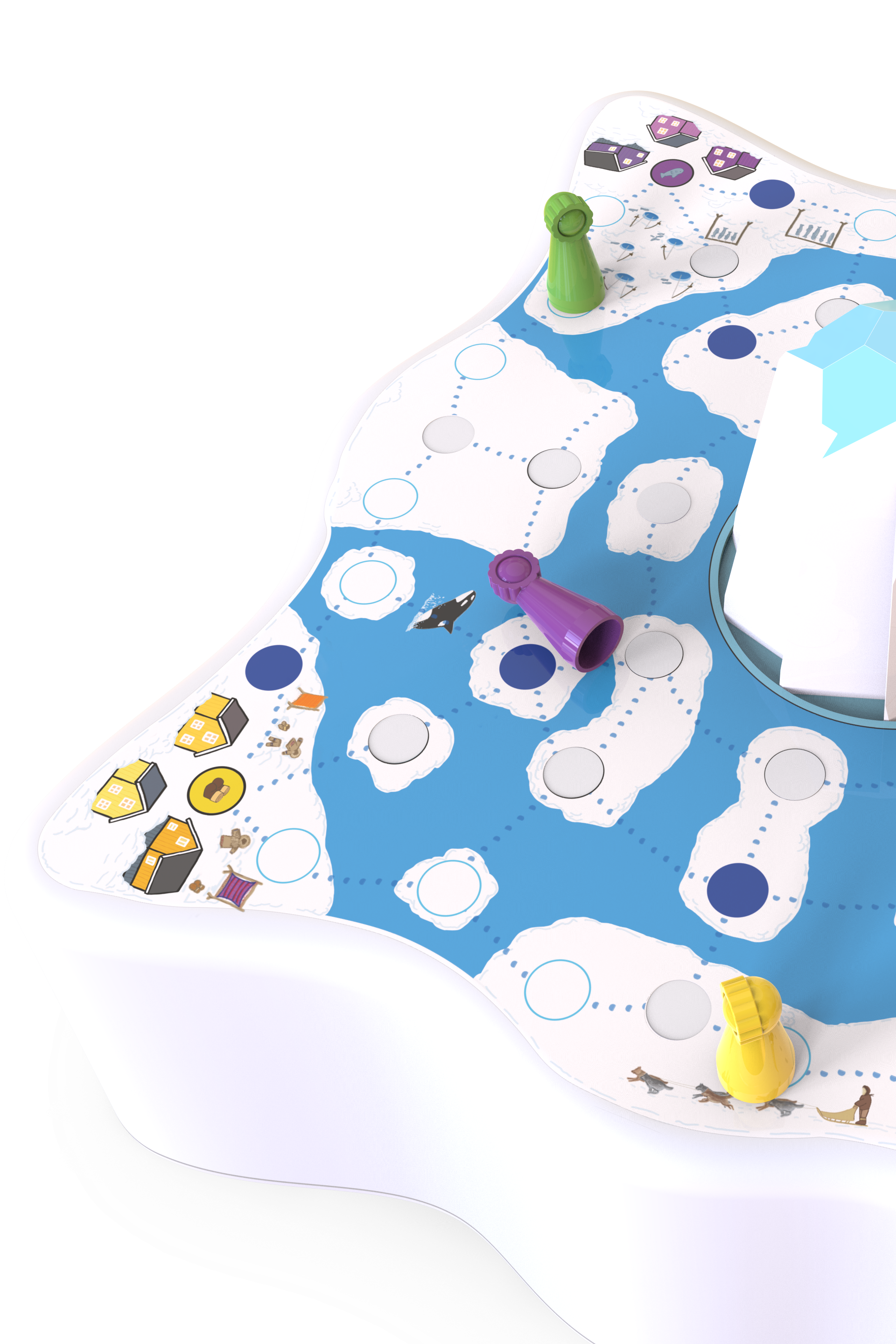 Detail of the SIKU playing board